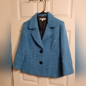 *last Chance* CAbi Blue Teddy Jacket